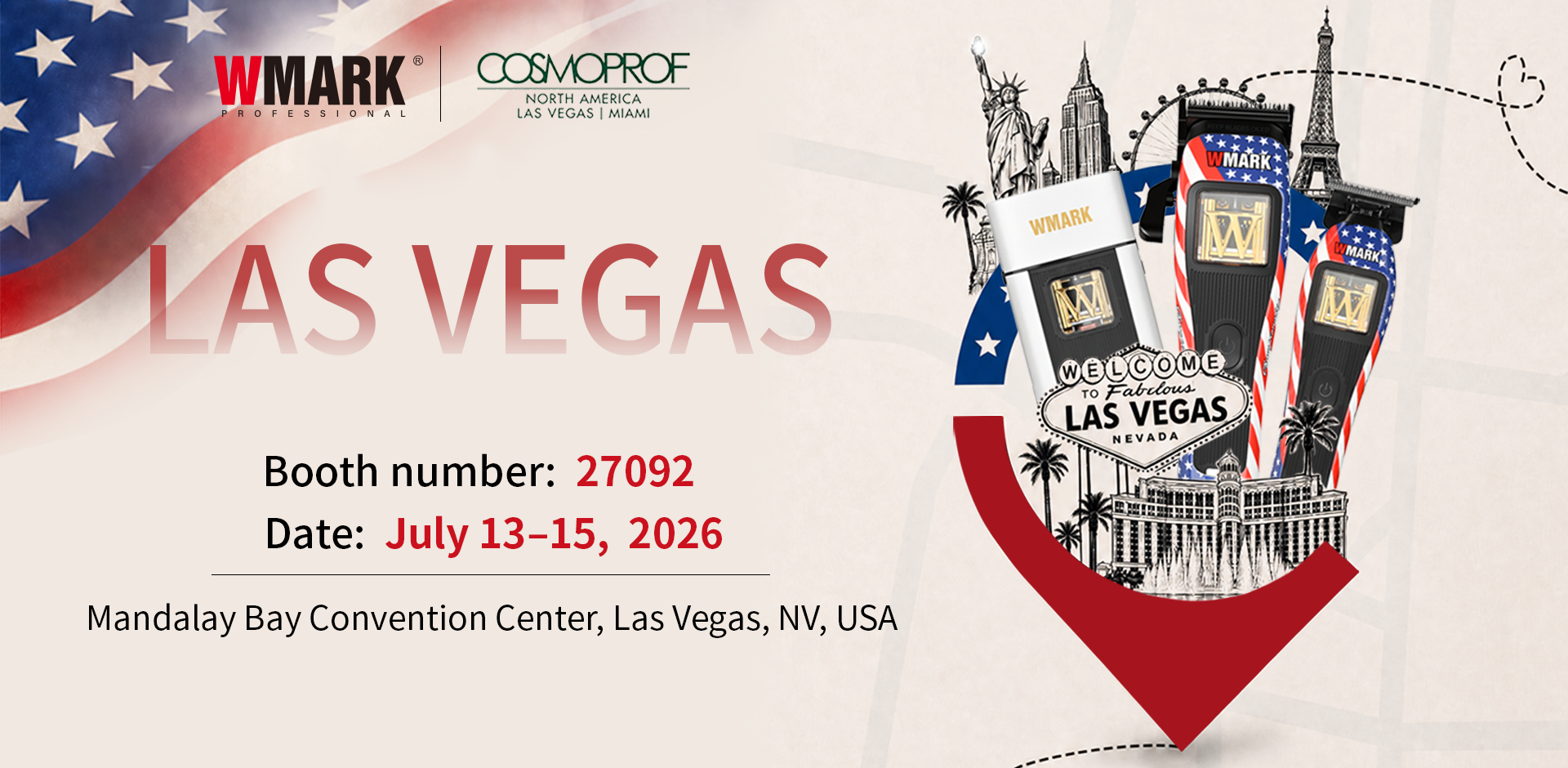 WMARK in COSMOPROF NORTH AMERICA LAS VEGAS