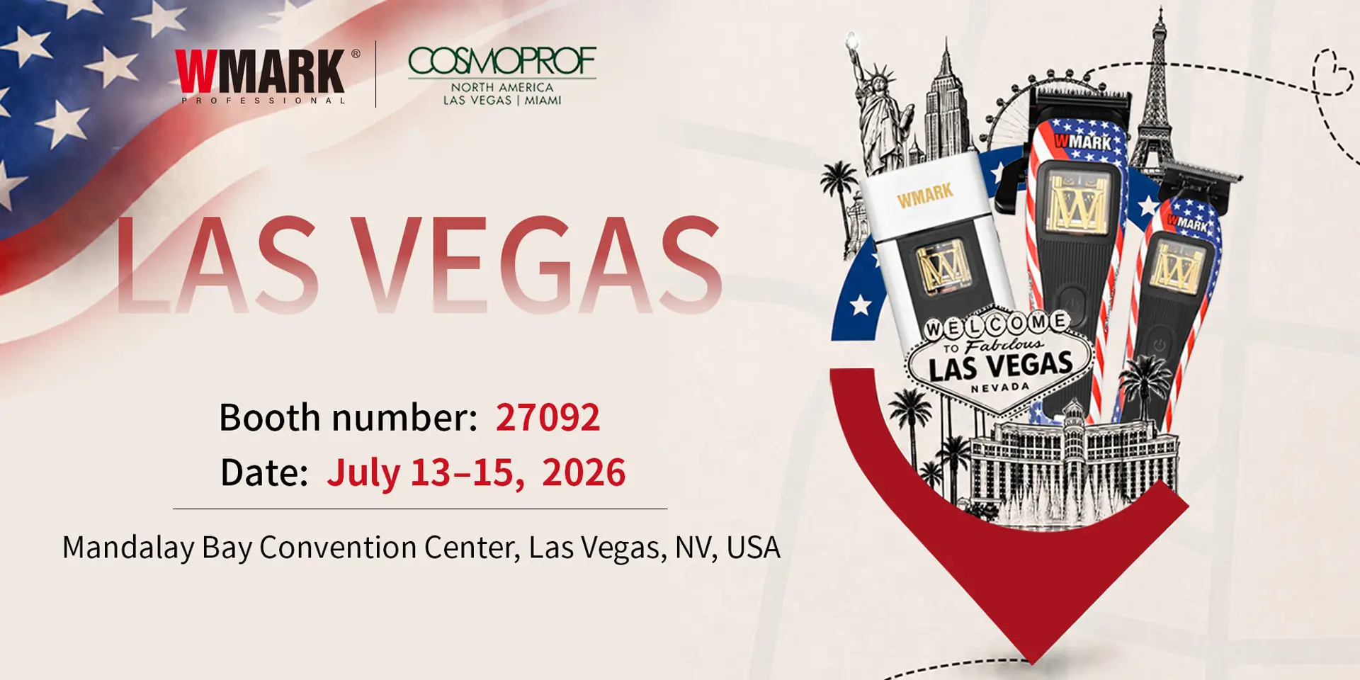 WMARK in COSMOPROF NORTH AMERICA LAS VEGAS