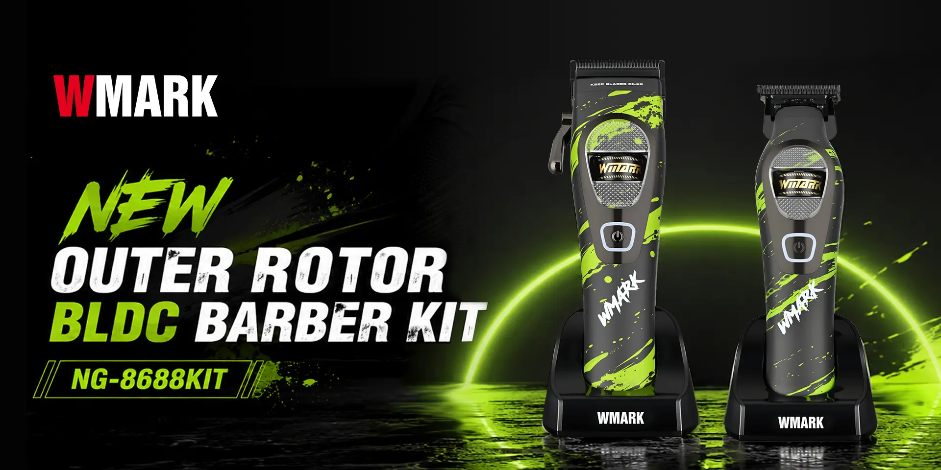 WMARK Outer Rotor Hair Clipper NG-8688KIT