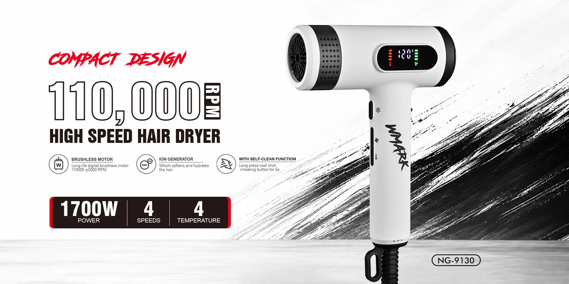WMARK NG-9130 High Speed Hair Blower